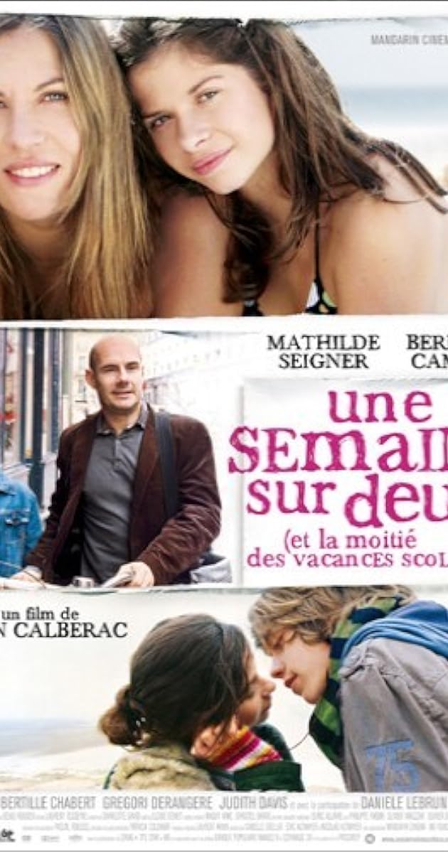 Une semaine sur deux (et la moitié des vacances scolaires)