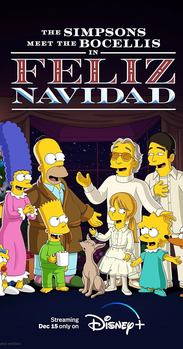The Simpsons Meet the Bocellis in Feliz Navidad