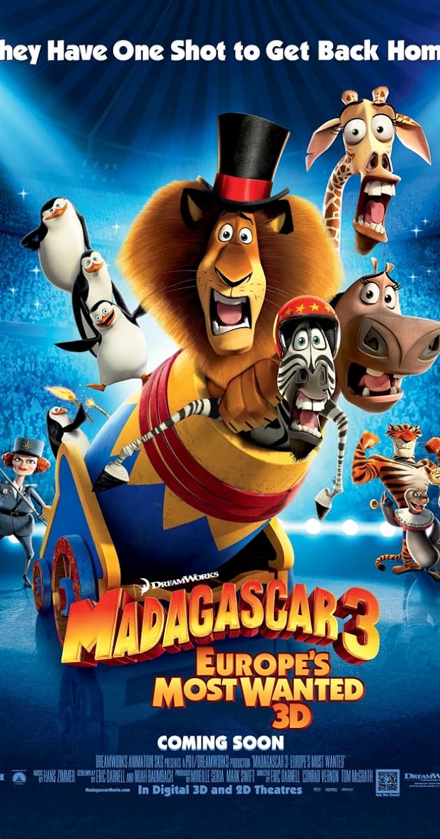Madagaskar 3: Avrupa'nın En Çok Arananları